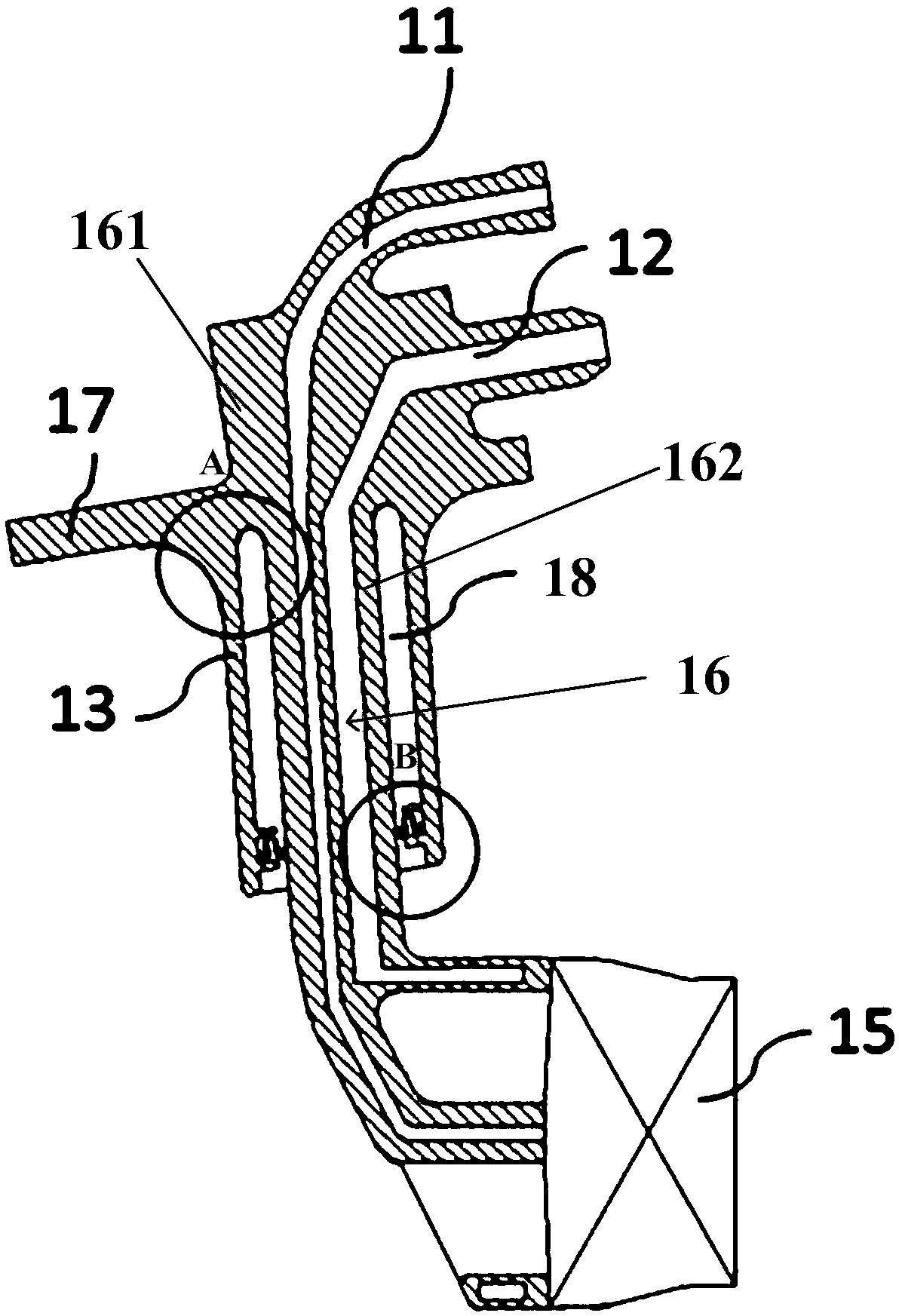 Aero-engine fuel nozzle structure