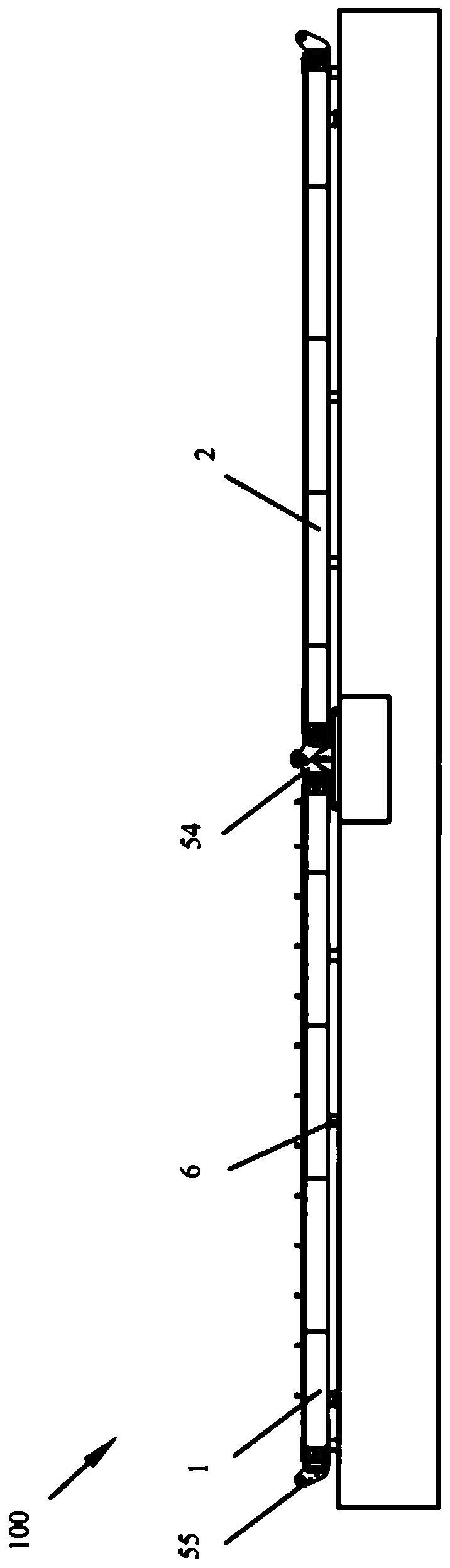 Device and method for turning a thin plate