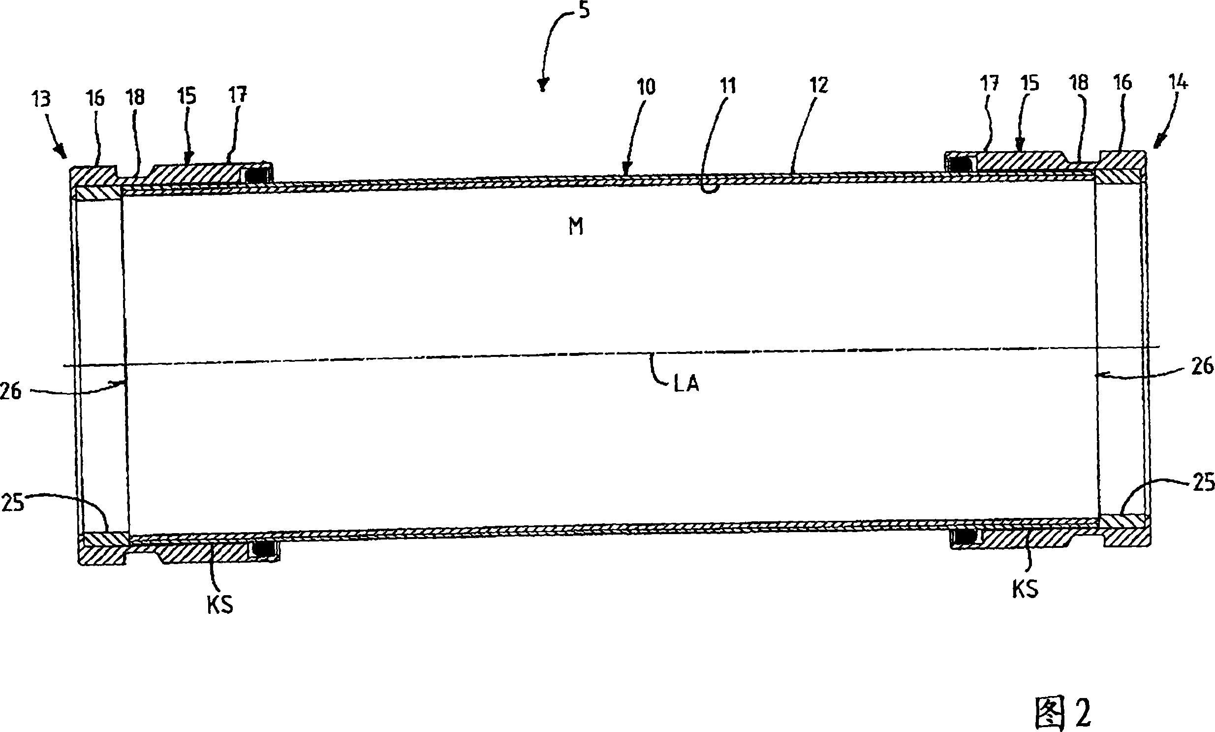 Delivery pipe for transporting solid materials and method for producing a delivery pipe