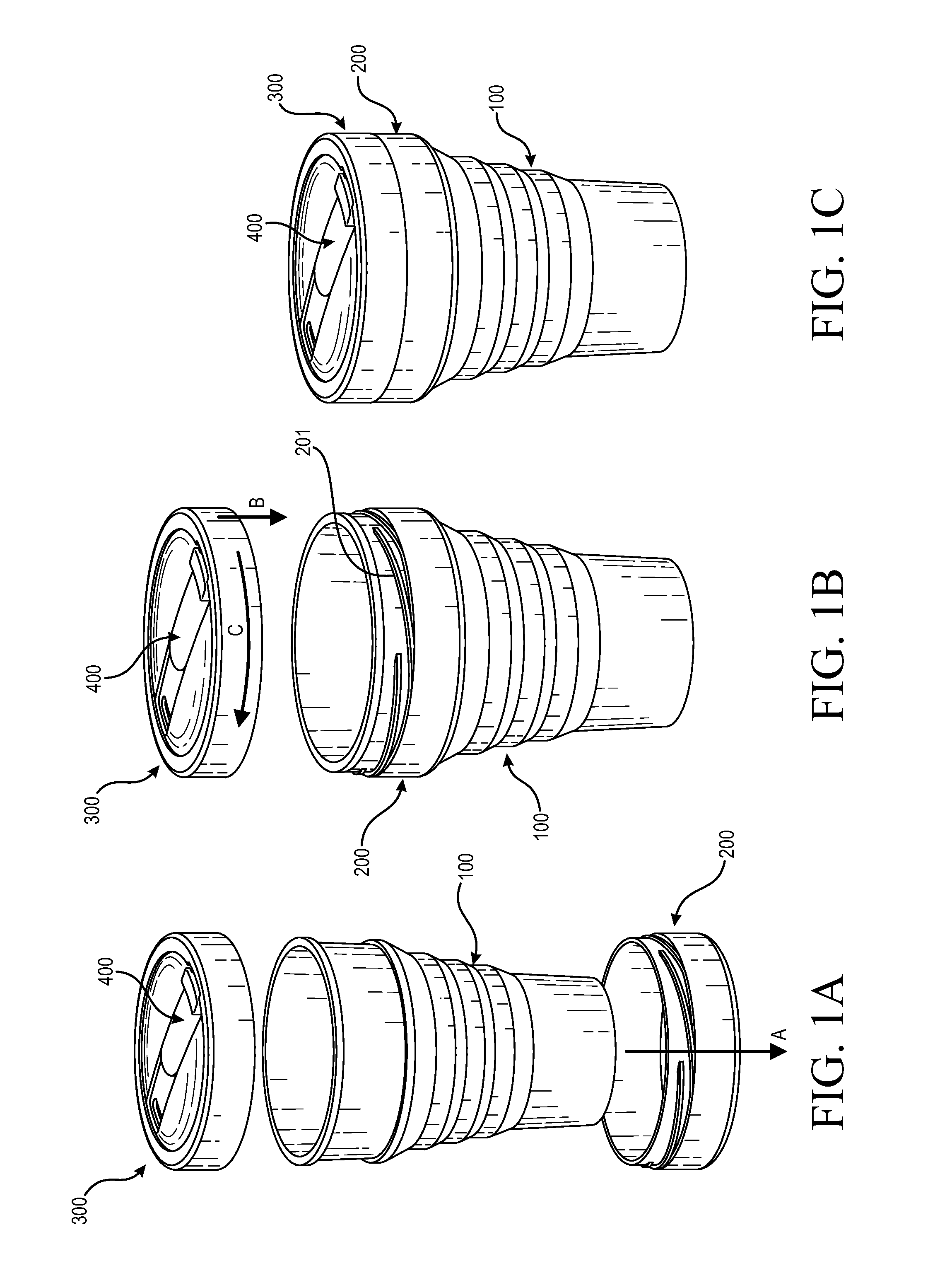 Collapsible travel tumbler