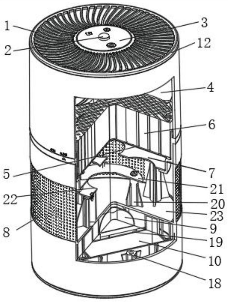 Desktop type deodorization and sterilization machine