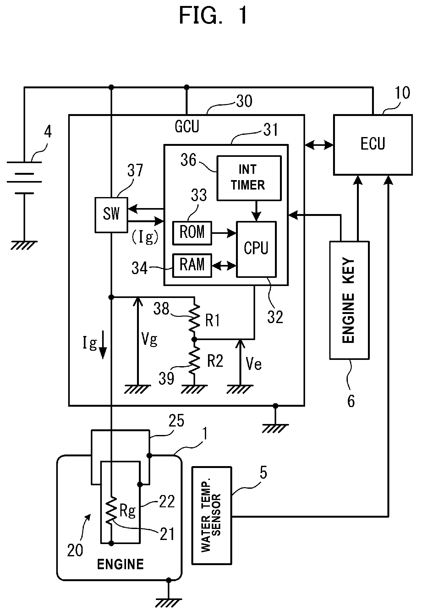 Apparatus for controlling the energizing of a heater