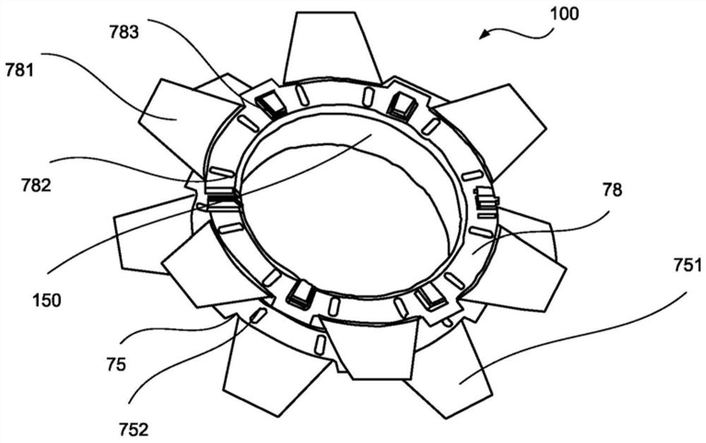 Coil holder for receiving field winding of rotor, and motor having such coil holder