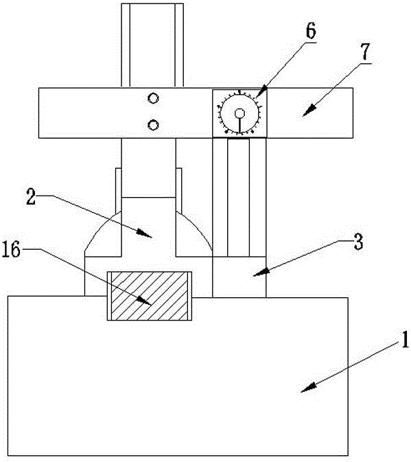 Structure for adjusting separation distance of knocking-over bars of two-needle-bar warp knitting machine