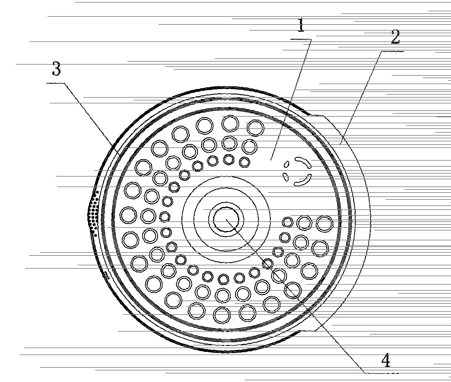 Rice cover sealing plate device capable of being rapidly detached