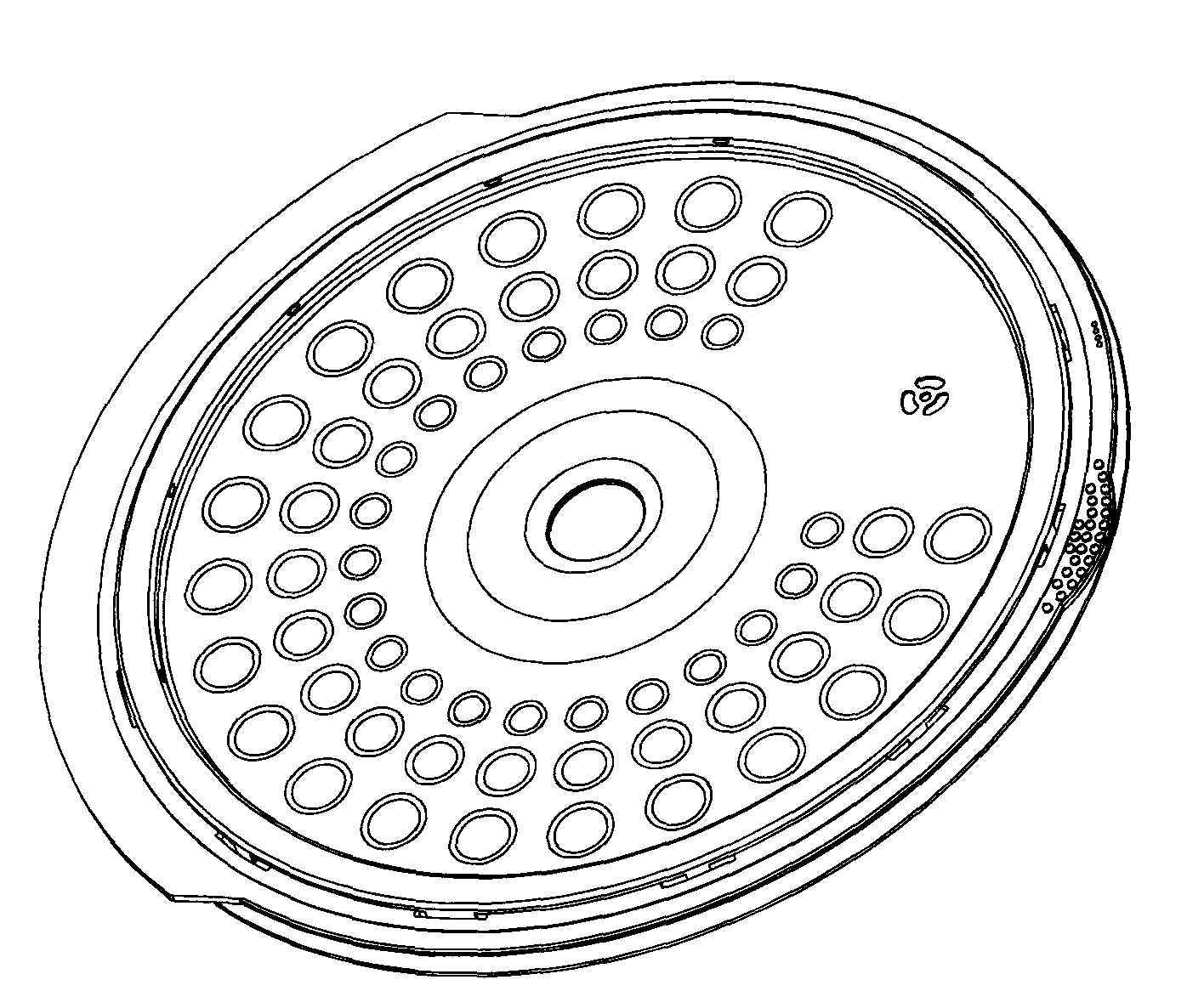 Rice cover sealing plate device capable of being rapidly detached