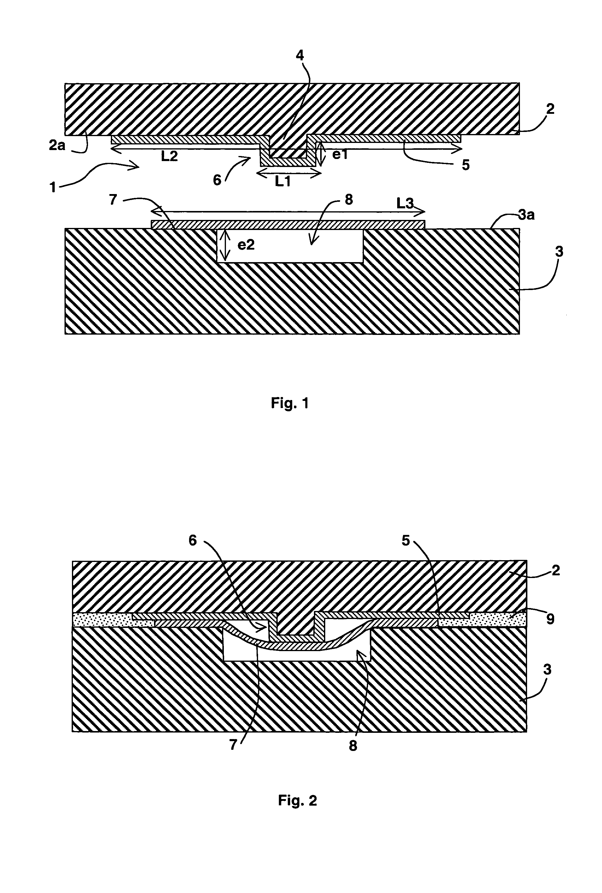 Device for electrical connection between two wafers and fabrication process of a microelectronic component comprising such a device