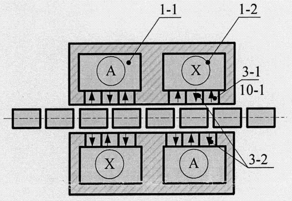 Modular permanent magnetic linear motor with independent windings