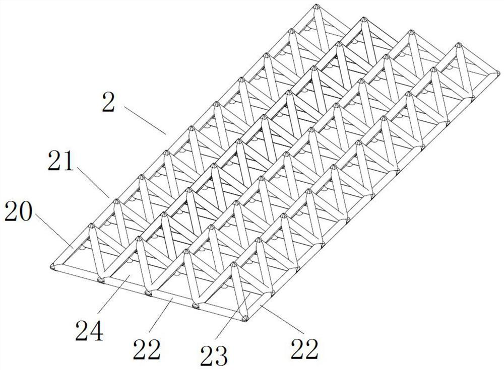 A regenerative cooling channel with a truss structure