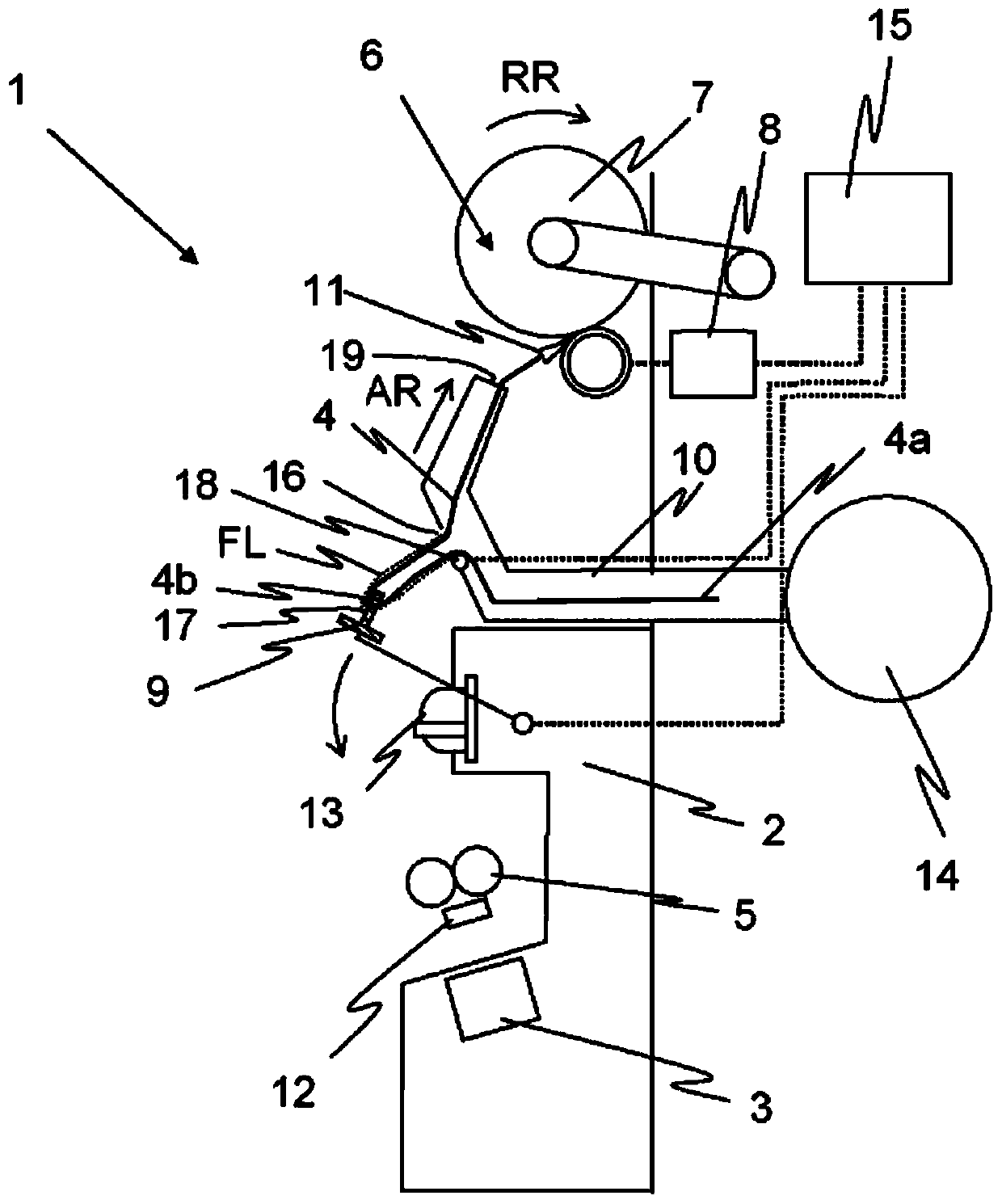 Textile machine and method for automatically applying thread at working station of textile machine