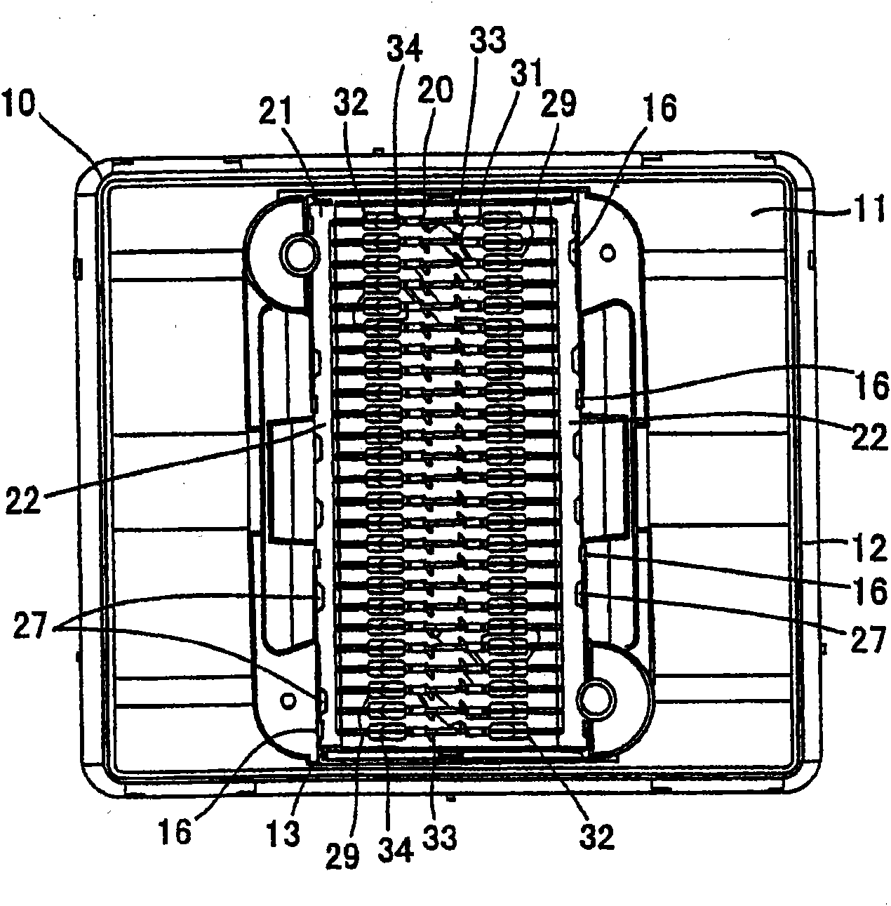 Retainer and substrate storing container