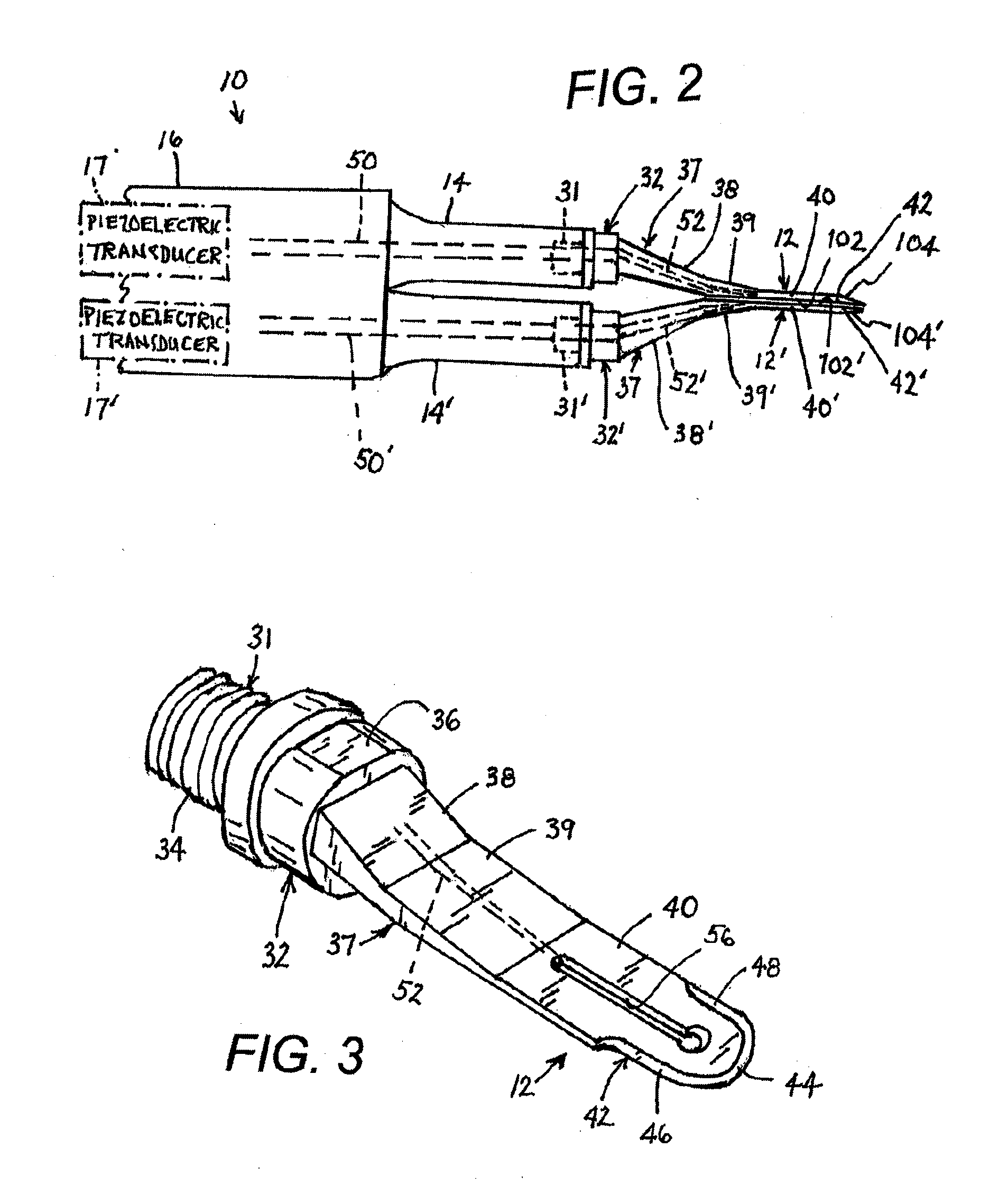Ultrasonic surgical instrument with dual end effector