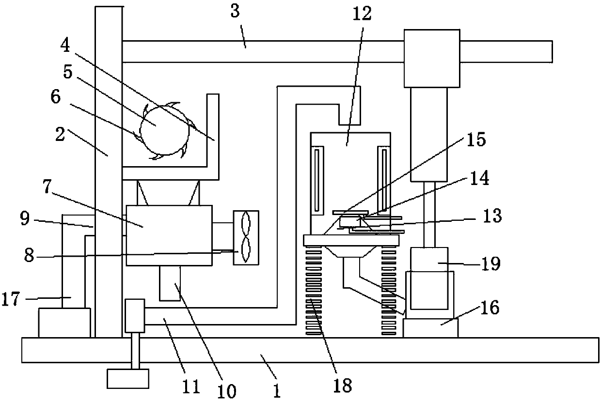Raw material pre-treatment device for processing of sesame oil