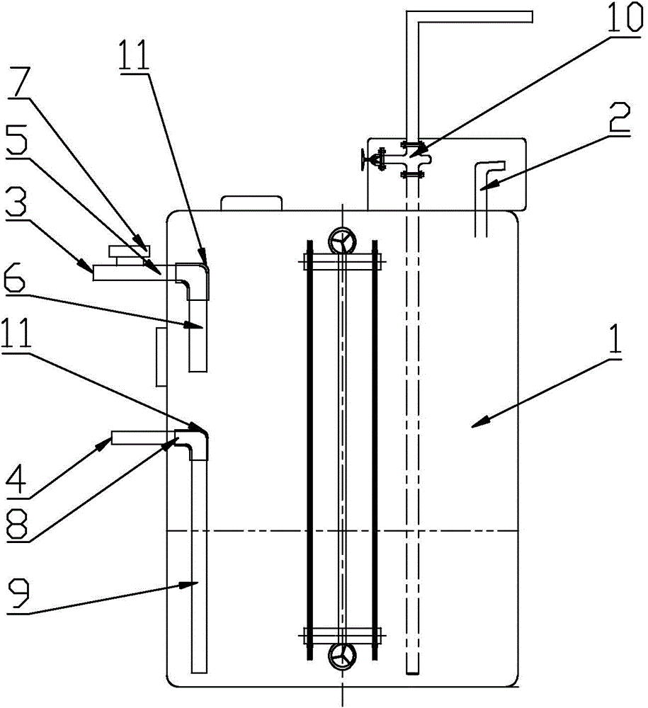 Automatic solution discharge device of slide fastener coloring solution stirrer