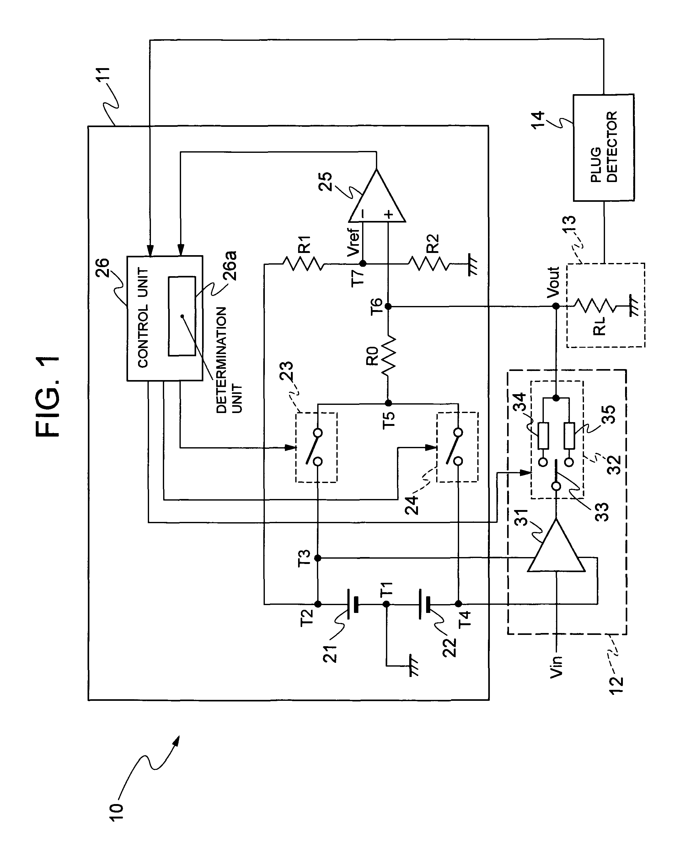 Method and circuitry for identifying type of plug connected to a dual-use jack