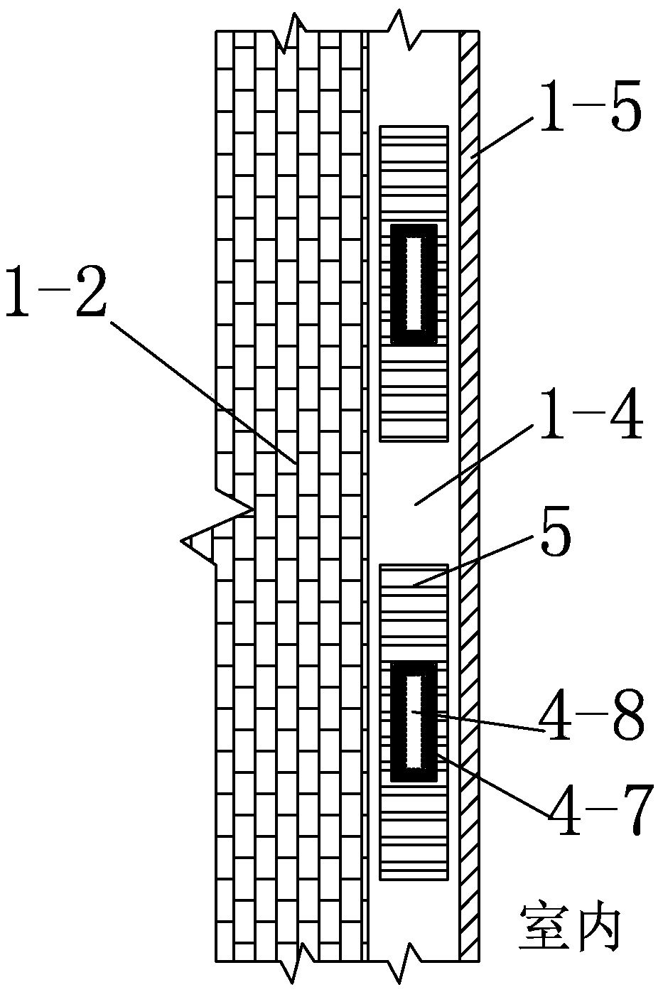 Composite wall for passive ultra-low energy buildings