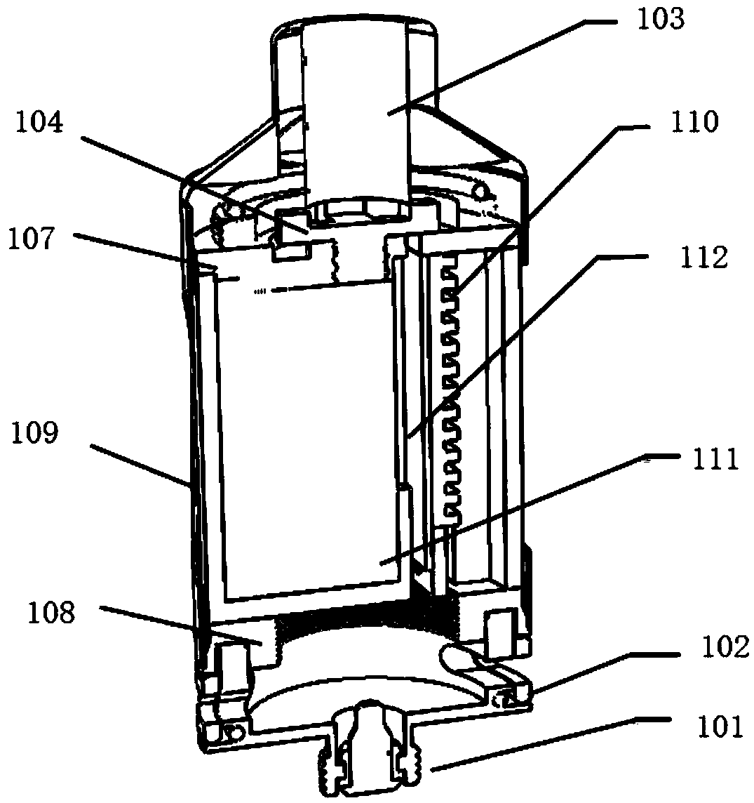 Electronic smoking set capable of outputting smoke with different particle sizes and method for applying electronic smoking set
