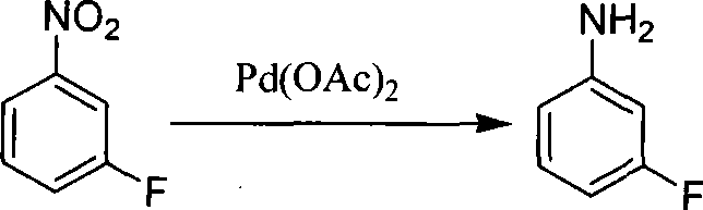 Preparation method of m-fluoroaniline