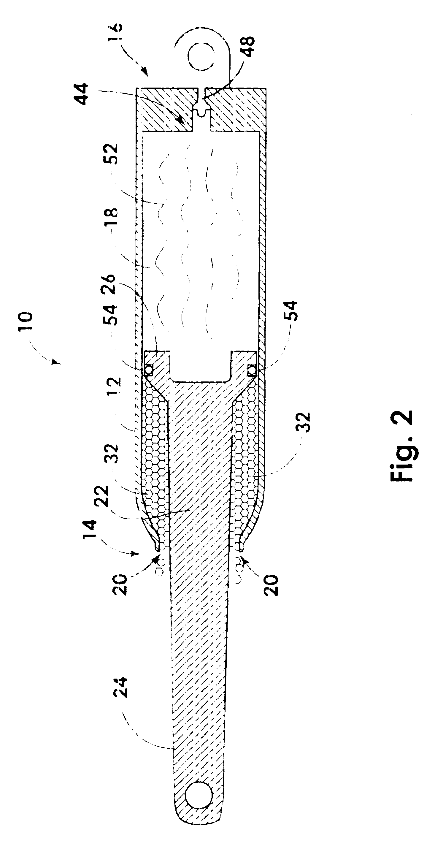 Linear actuator with an internal dampening mechanism