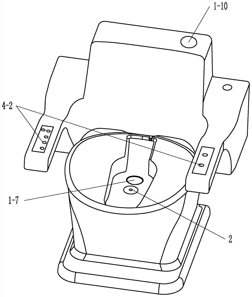 Laser hip bath device provided with circulating heating unit and operation method thereof