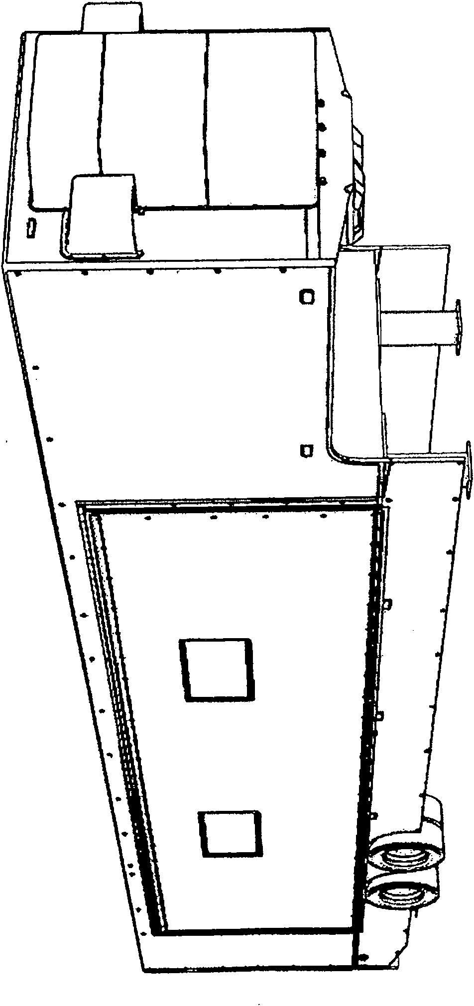 Vehicle with telescopic compartment