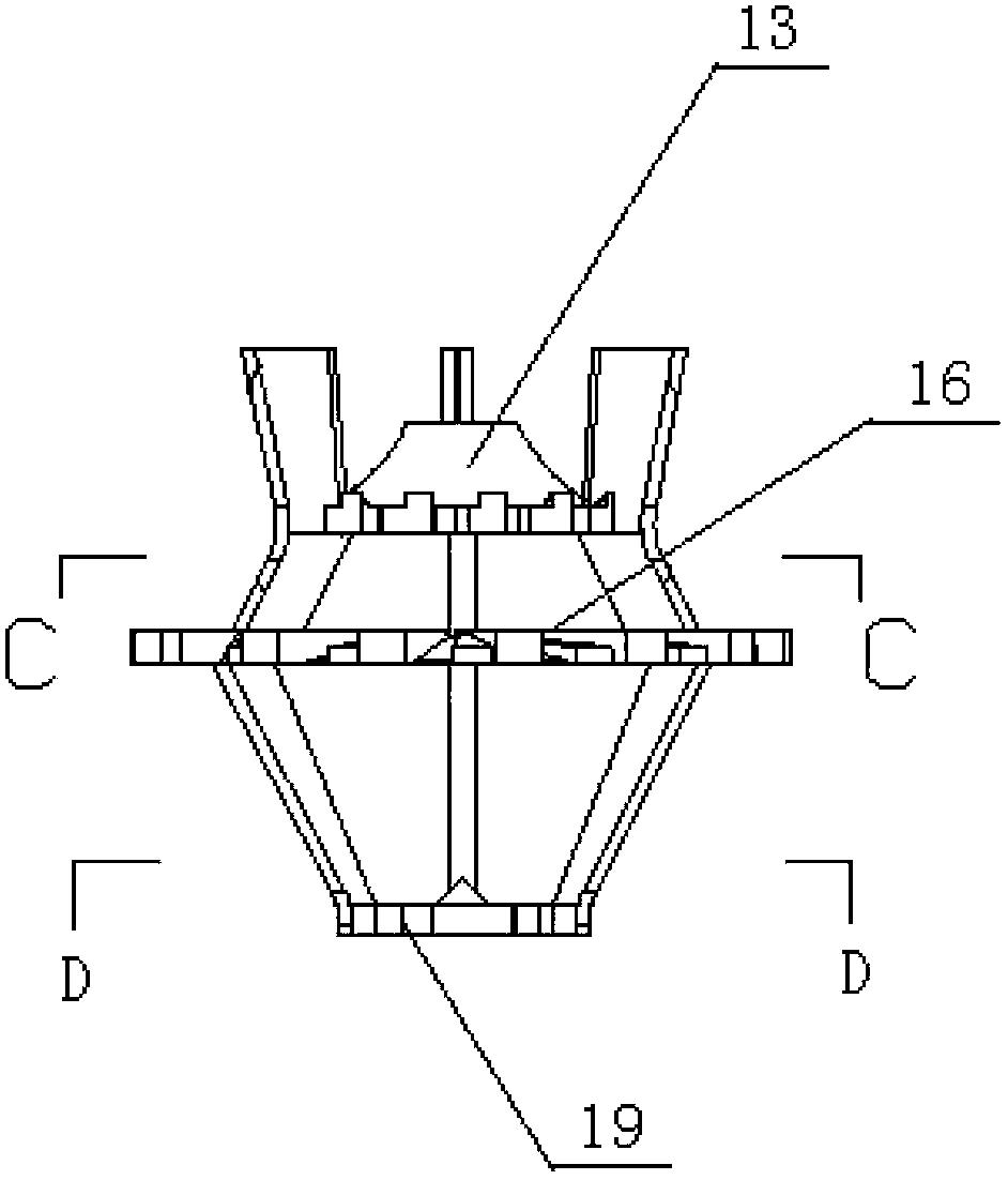 Spray nozzle, water distribution plate comprising same and cooling tower
