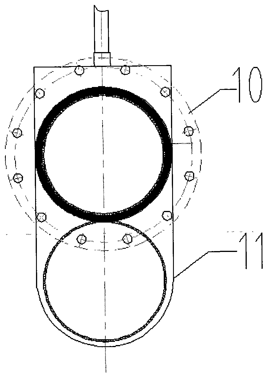 Improved gate valve for slurry shield slurry conveyance