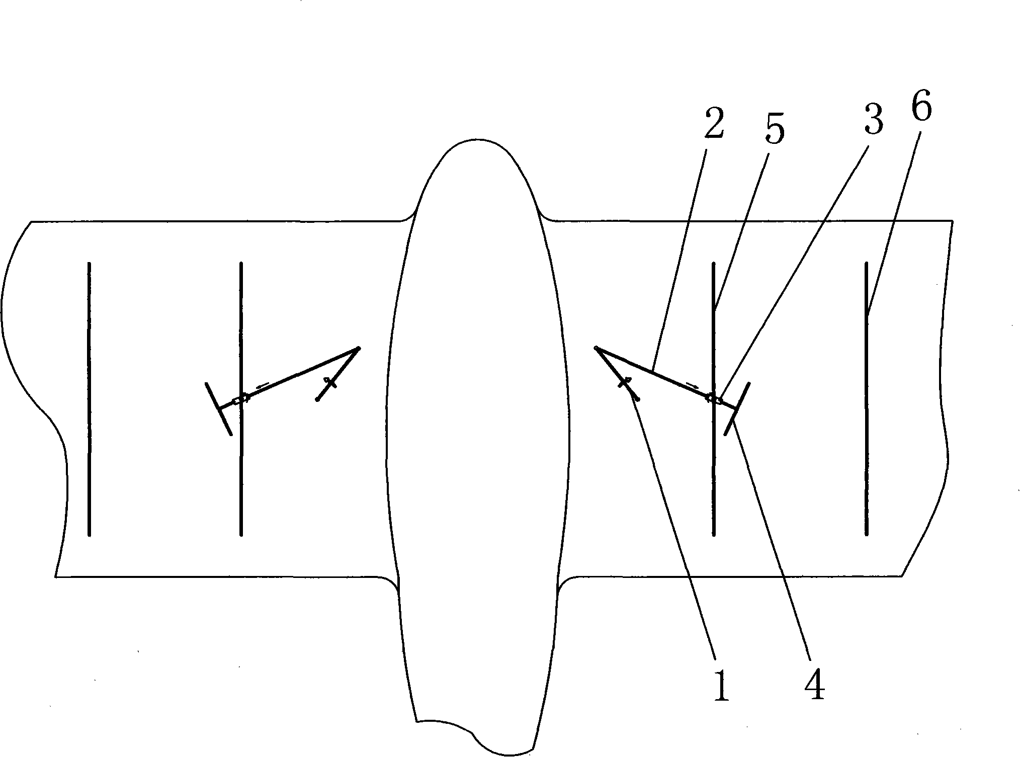 Plate blade thrusting unit for flying vehicle