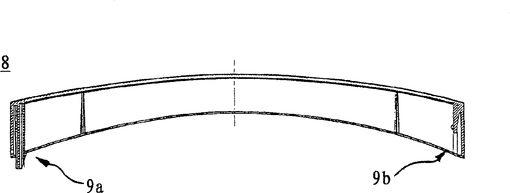 Double pressure medium cylinder device and loading device of textile machine having the device