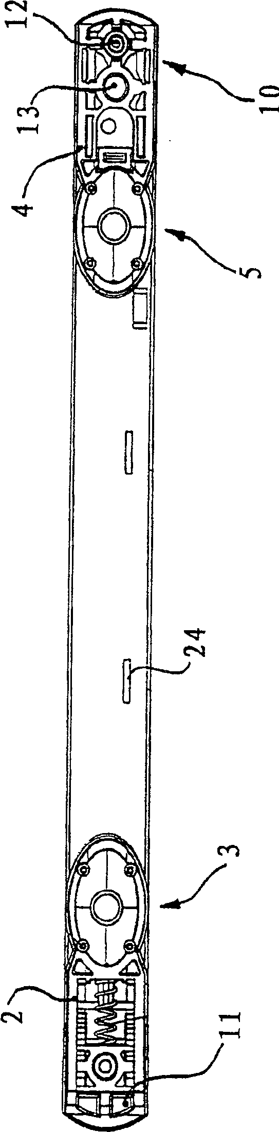 Double pressure medium cylinder device and loading device of textile machine having the device
