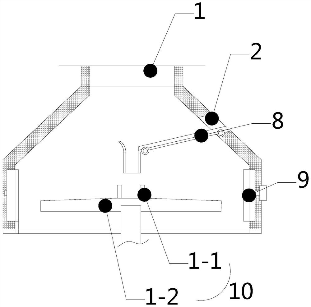 Efficient environment-friendly recycling system for valuable metals of waste circuit board