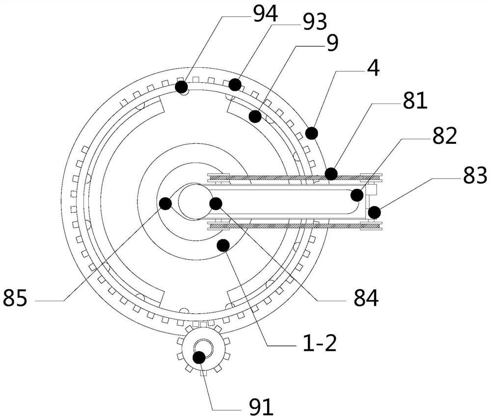 Efficient environment-friendly recycling system for valuable metals of waste circuit board