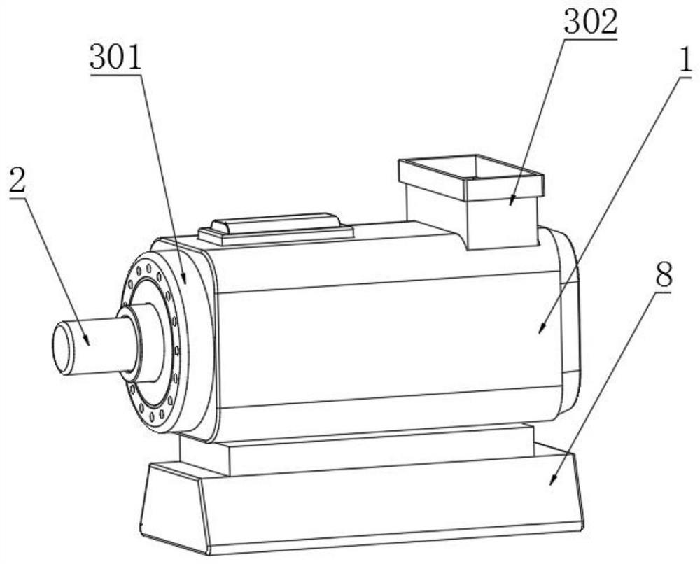 Self-ventilation traction motor