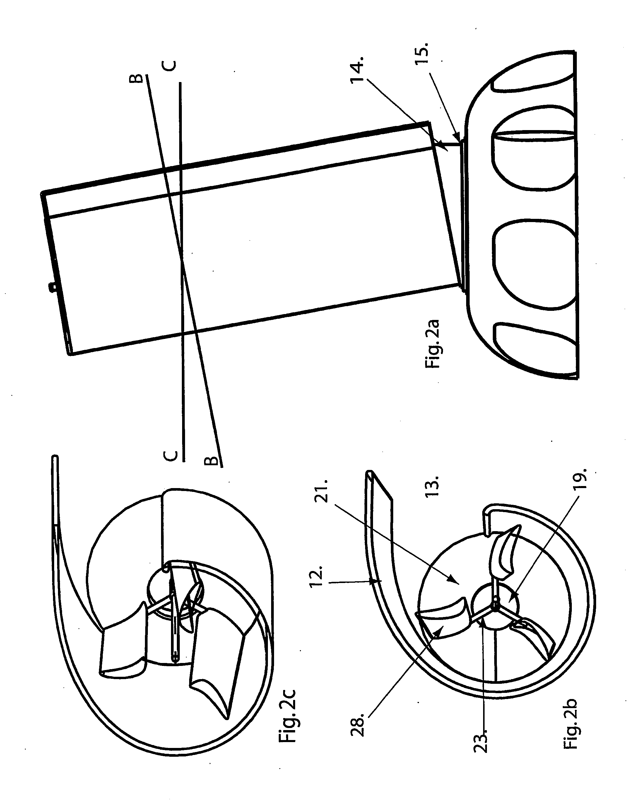 Wind power plant of cyclone type and method of obtaining energy from such