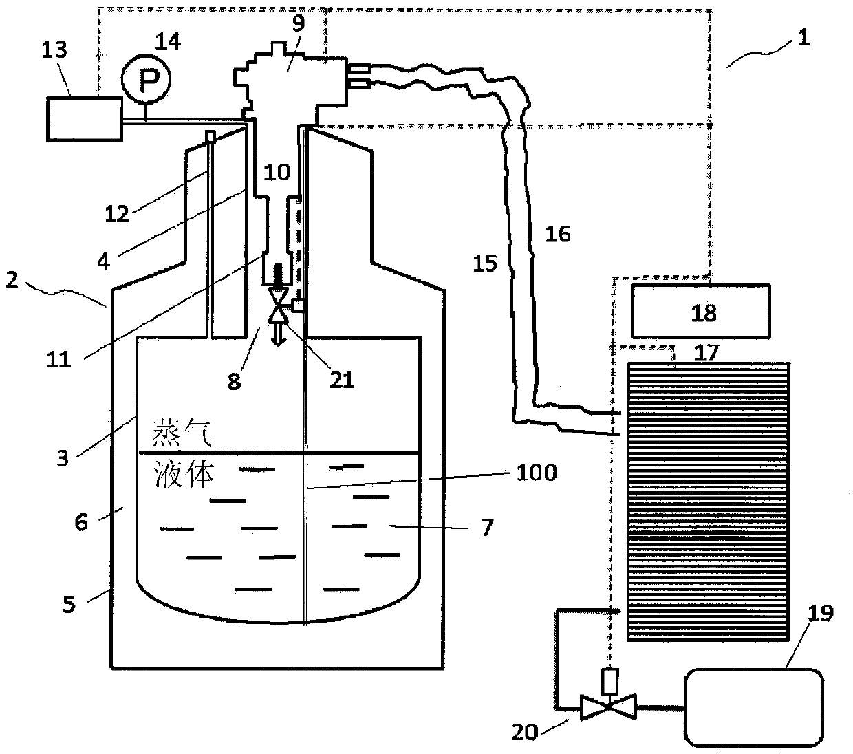 System and method for improving the liquefaction rate in cryocooler-based cryogen gas liquefiers