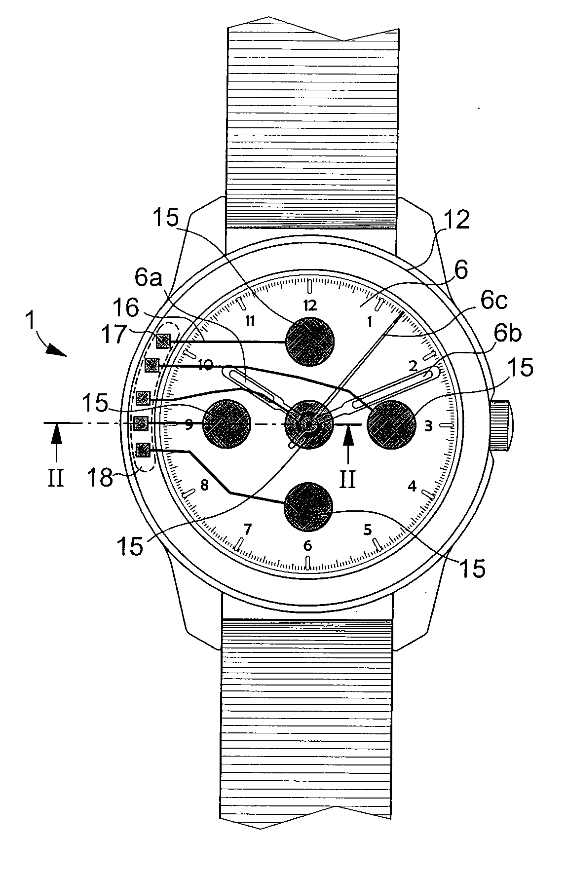 Device for assembling a touch-type crystal on a case
