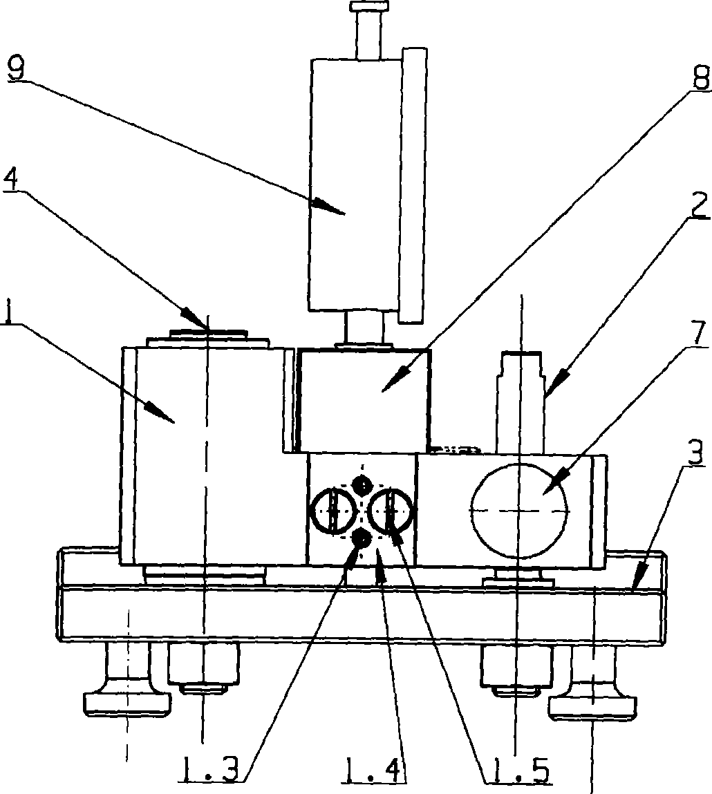 Sphere center position detection apparatus for inner spider alley