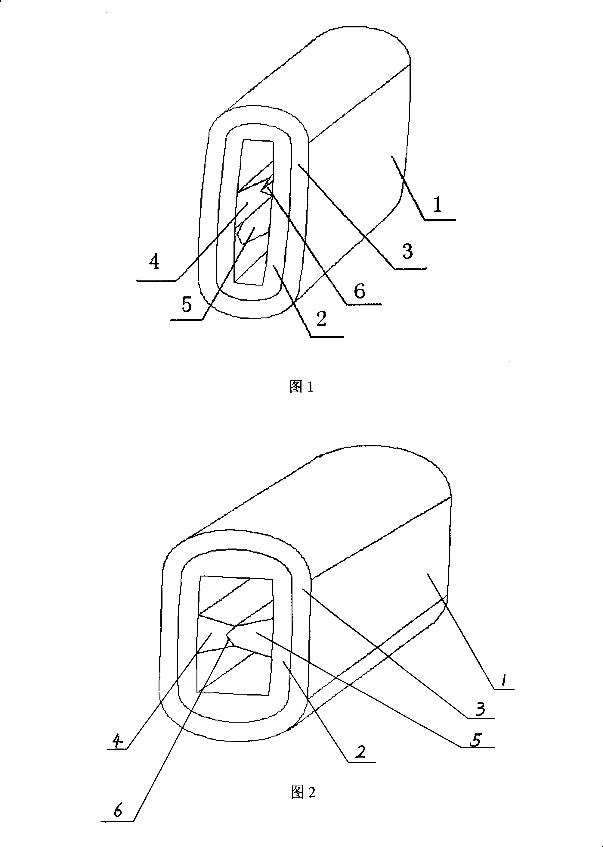 Plug fixation device for nose