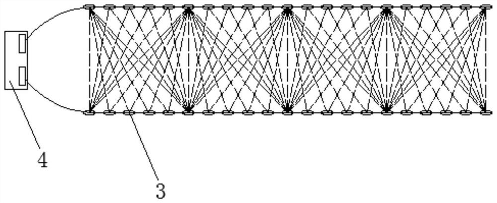 Exploration method for abnormal area of stope face