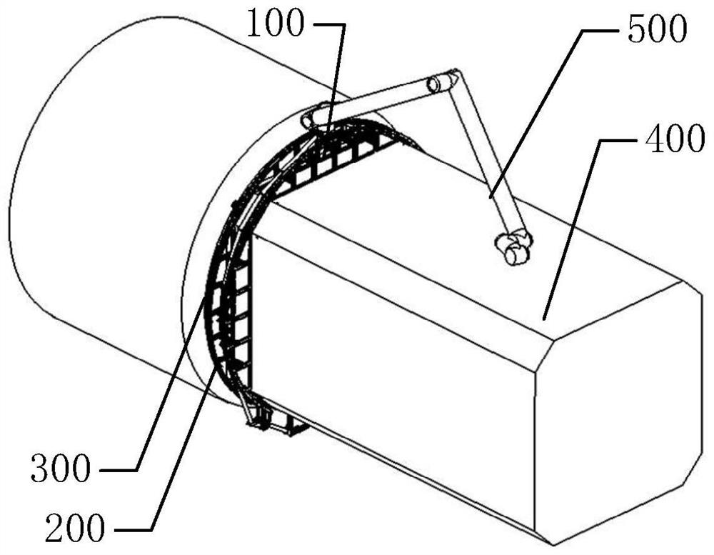 Space station extravehicular mobile robot system with redundant power supply