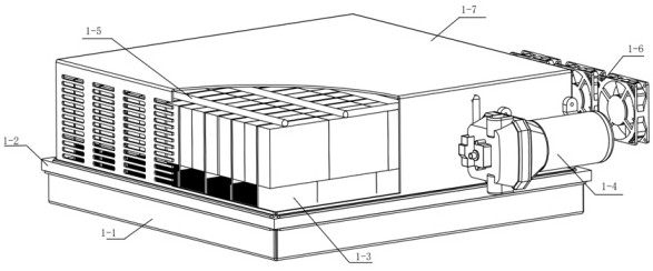 Evaporative cooling type laser