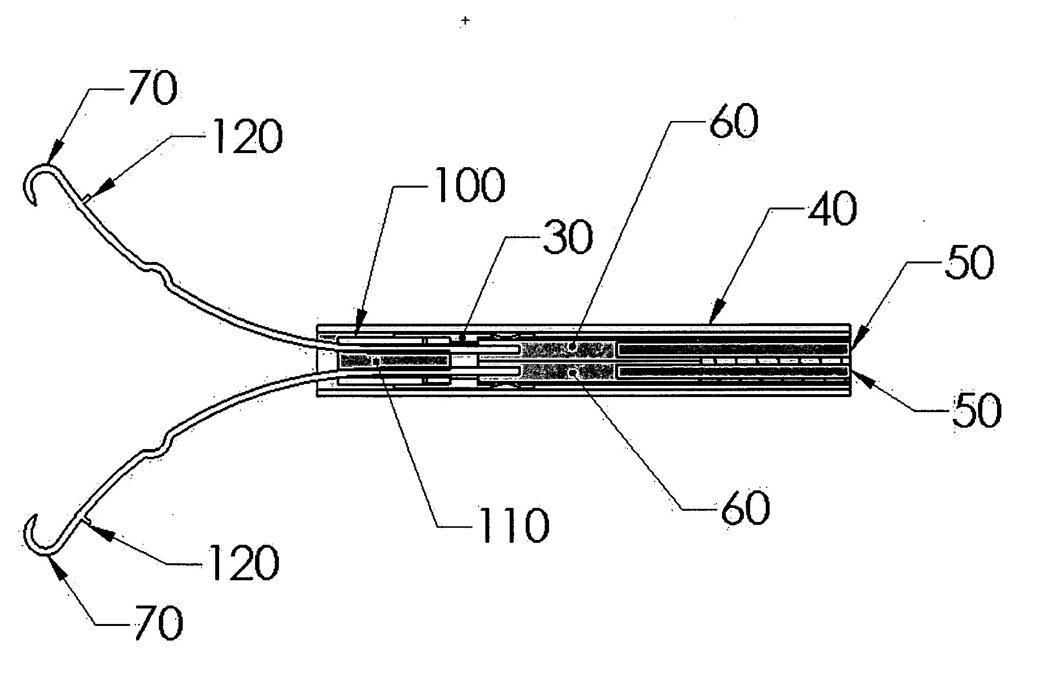 Endoscopic device with independently actuated legs