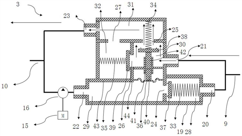 Fuel oil system of automobile and leakage detection method of fuel oil system