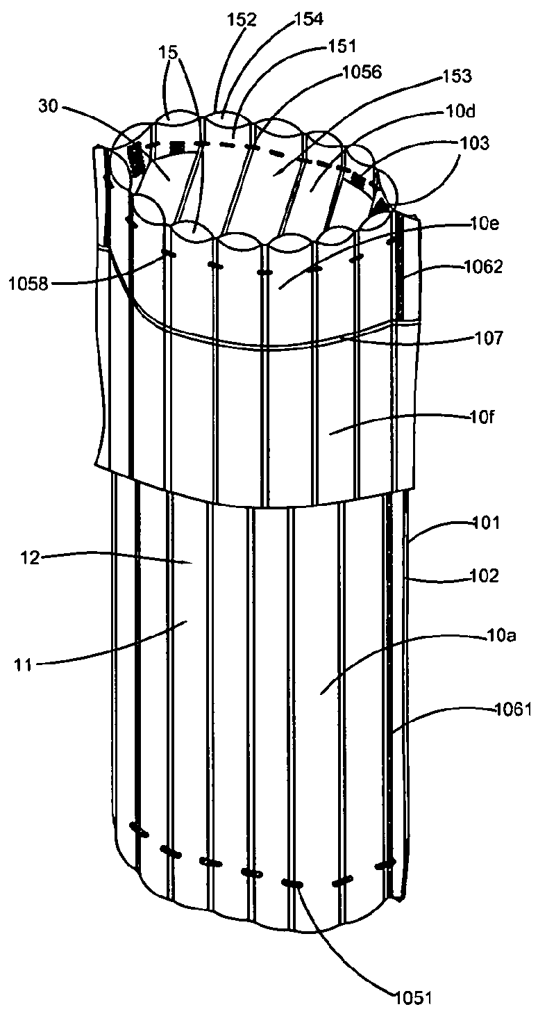 Standing-Type Air-Filled Packaging Apparatus and Manufacturing Method Therefor