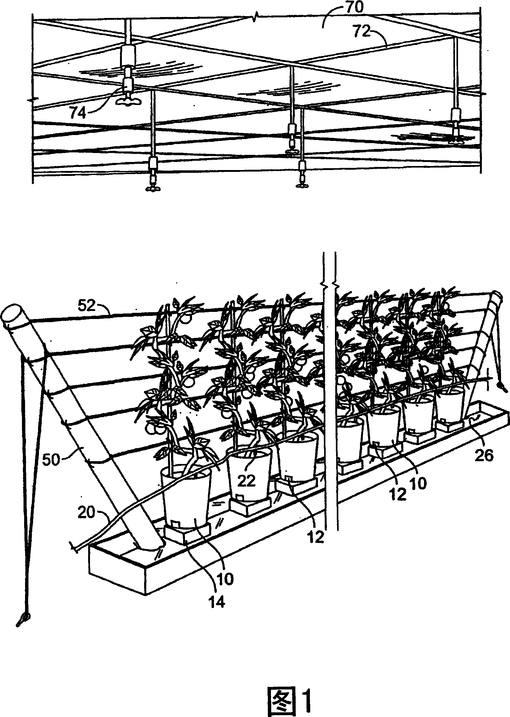 A method of hydroponic cultivation and components for use therewith
