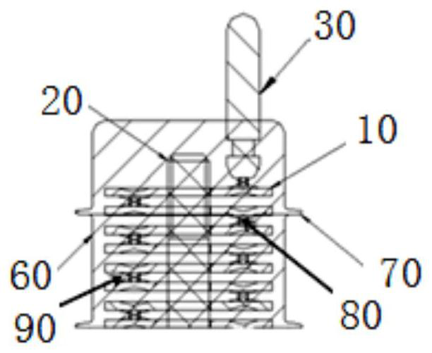 Plate gap surge arrester based on superposition of short-arc drop and near-cathode effect