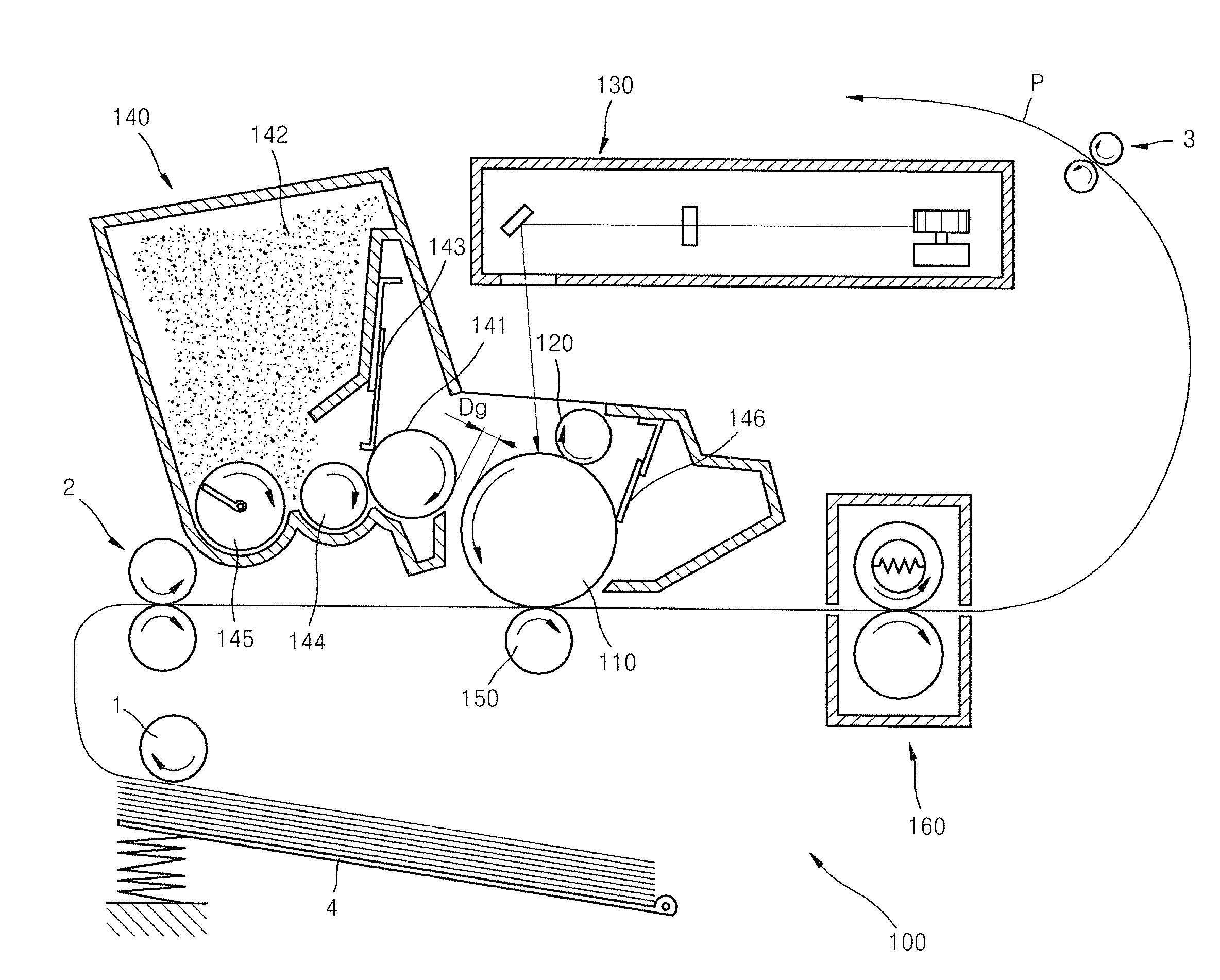 Optical scanning unit and electro-photographic image forming apparatus including the same