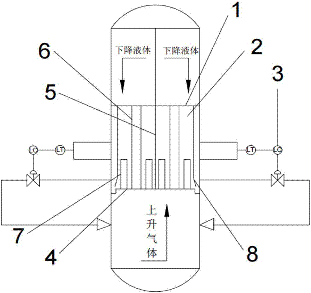 Gas phase distribution device