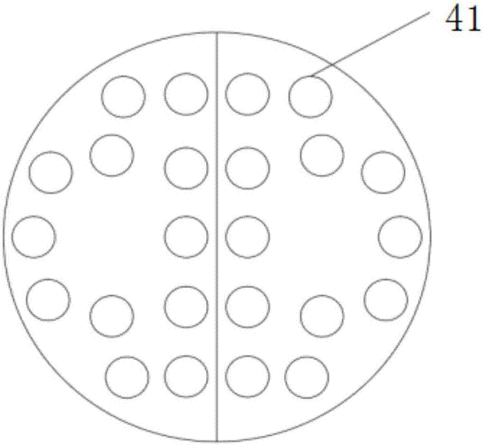 Gas phase distribution device