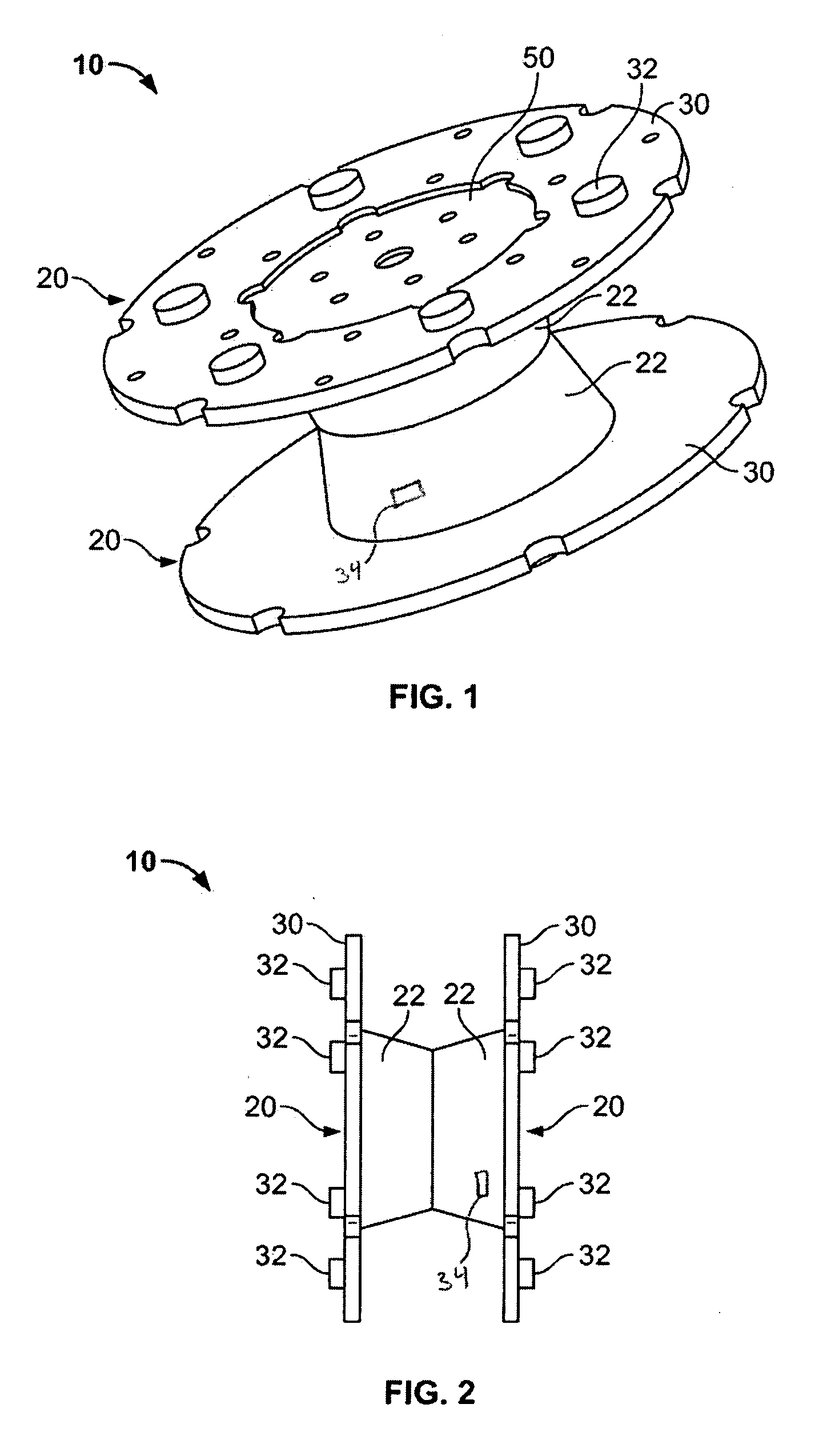 Molded modular cable dunnage system